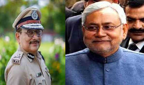 बिहार के पूर्व डीजीपी गुप्तेश्वर पांडेय ने नीतीश से मुलाकात की